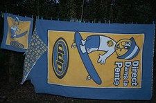 MODERNE Parure DDP Housse de couette + taie d'oreiller GARCON Lit 1 personne TBE