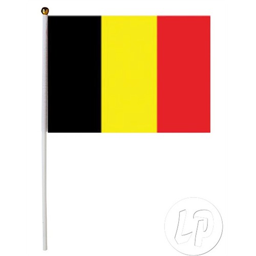 Drapeau belgique avec bâton - belgique,