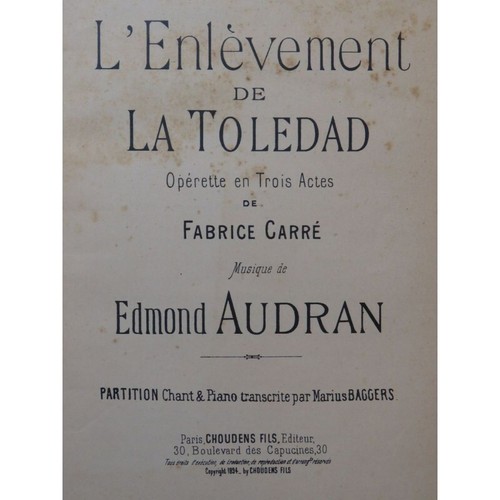 Audran edmond enlèvement de - audran,