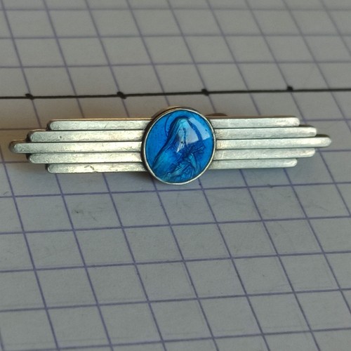 Ancienne broche argent vierge - ancienne,