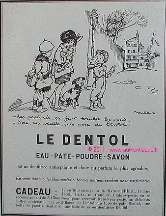 Publicite dentol dentifrice - publicite,