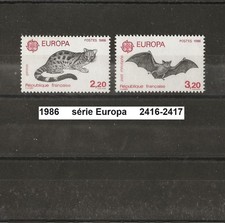 série Europa  de 1986 neuf** Y&T n° 2416-2417