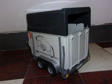 1/16 Bruder Remorque transport chevaux horse trailer Anhänger Pferde rimorchio