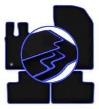 Tapis de sol en Velours noir