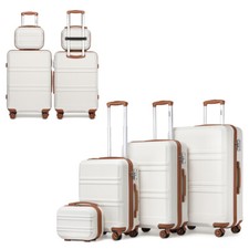 Valise coque rigide ABS crème