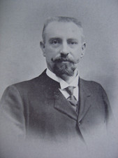 Portrait Phototypie Eugène WAUQUIER Chaudronnerie cuivre Fonderie de Fer Lille