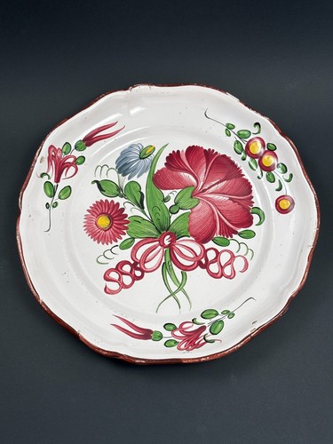 Ancien plat faïence - ancien,