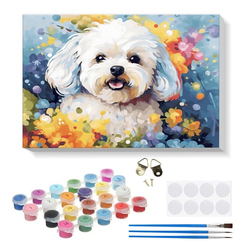 Chien peinture numero - chien,