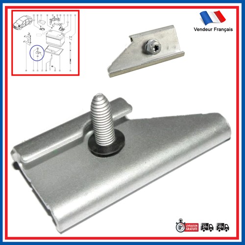 Bride fixation batterie - fixation, de