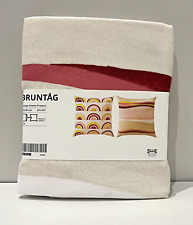 Lot de 2 housses de coussin IKEA BRUNTAG, taie d'oreiller rose clair 20x20", ...