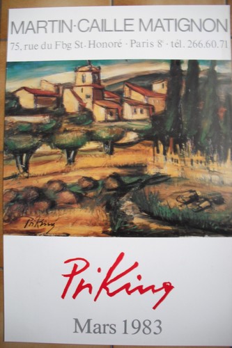 Affiche peintre de - affiche,
