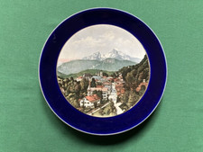 Faïence fin XIXème/Début XXème - UC Sarreguemines - vue de Berchtesgaden