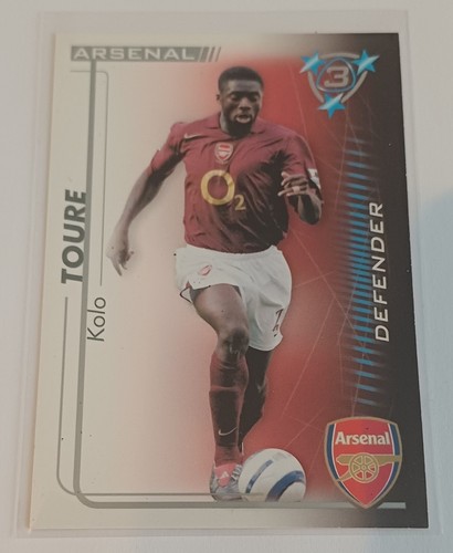 Carte kolo toure arsenal - carte,