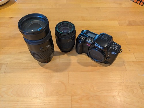 Minolta slr with lenses - minolta,
