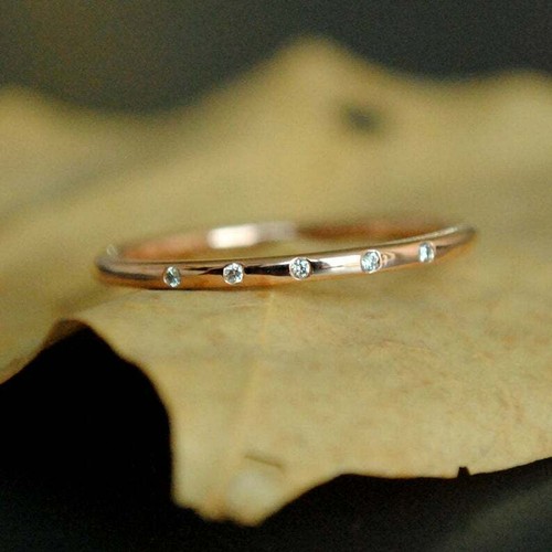 Bague diamants sertie 1 - 5,