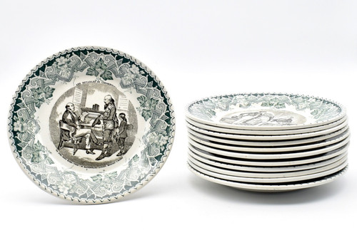 Luneville assiettes - 12,