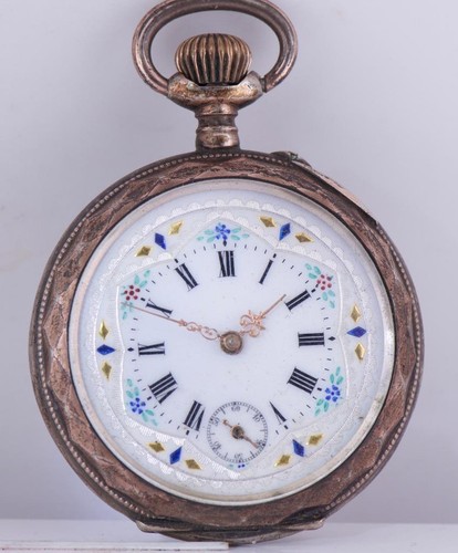 Antique argent gravé - argent, poche