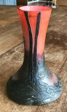 verrerie d art N27 pied de lampe pâte de verre legras art nouveau 