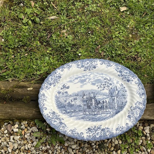 Très grand plat ovale - ,