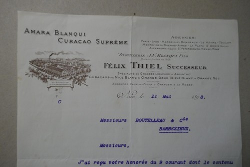 1898 facture lettre amara - facture,