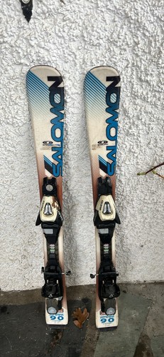 Salomon kid skis l90 with - cm,