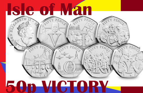 Pièce 50p île man - pièce,