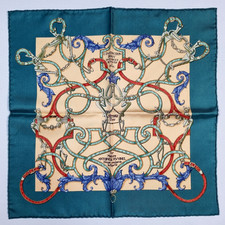 RARE VINTAGE foulard en soie