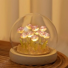 Lampe à LED en forme de rose