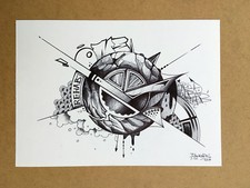 Dessin signé - canvas