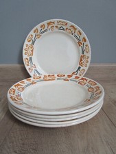 6 Assiettes plates 22 cm  Art