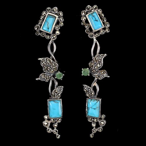 925 argent sterling boucles - argent,