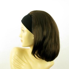 Perruque bandeau châtain