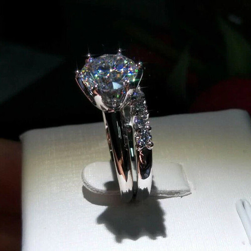 Ensemble mariage moissanite - mariage,