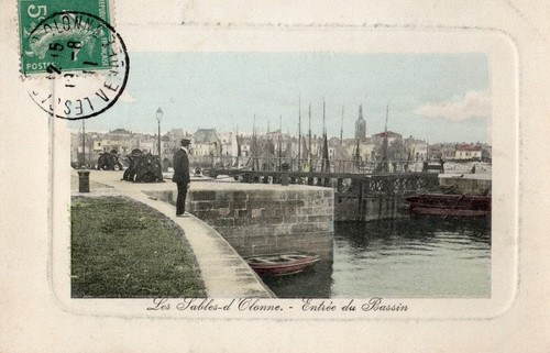 Cpa les sables olonne entree - d,