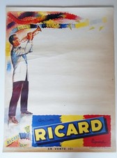 Affiche ancienne . RICARD 