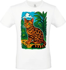T-Shirt BENGAL - Unisexe et 100% Coton - Chat