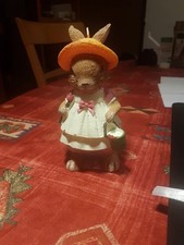 lapine en cire, bougie, villeroy et bosh 15 cm