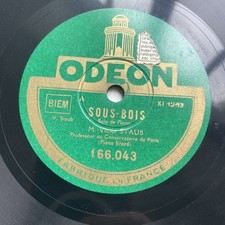 78 RPM - VICTOR STAUB Piano