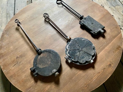 Anciens gaufriers fonte - 3,