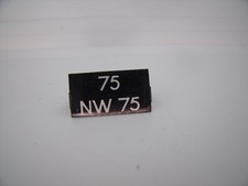 Pièce JOUSTRA Part PLAQUE D'IMMATRICULATION AR BACK LICENSE PLATE RENAULT 4 L  