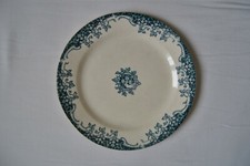 6 assiettes 21 cm Grand Dépôt E. Bourgeois Faïences Porcelaines Cristaux