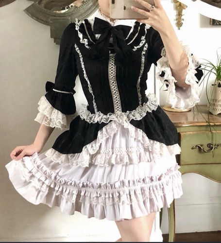 Robe gothique lolita noire - lolita,