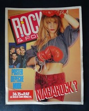 Ancienne affiche cartonnée 40x30 Niagara Rock n Folk N°239 / 1987 vintage 80s