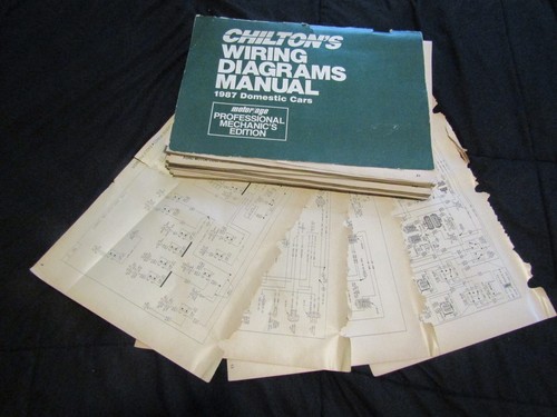 Diagrammes câblage 1987 - diagrammes, de