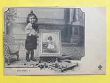 cpa de 1900 BÉBÉ ARTISTE