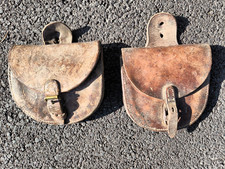 2 poches à fer cuir fauve