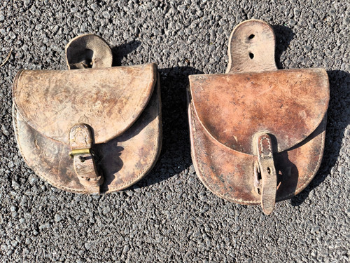 Poches fer cuir fauve - fer,