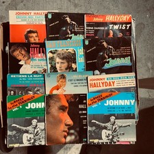 Lot  de  150 disques Vinyle 45 Tours divers Musique 
