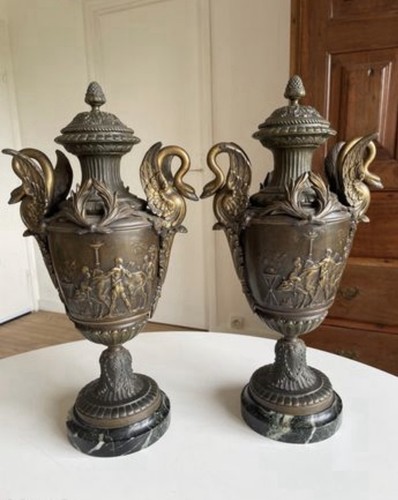 Après picault paire vases - picault,