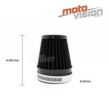 Filtre à air Cafe Racer 60 mm